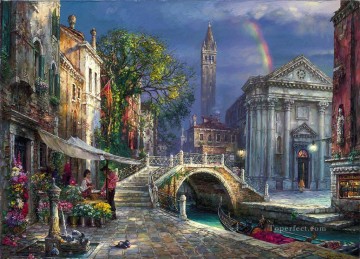 Día del Amor Venecia Pinturas al óleo
